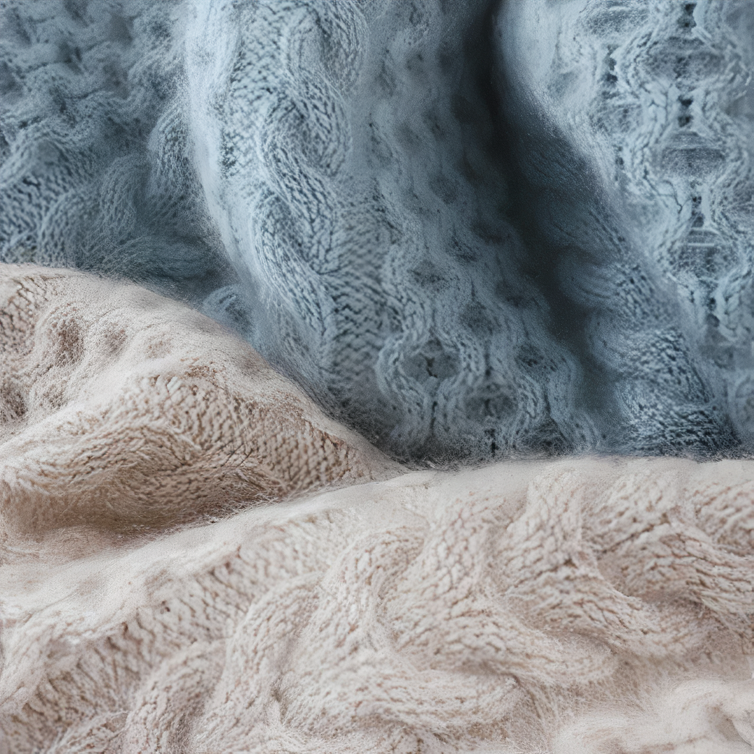 Women's Cable Knit Turtleneck Sweater High Neck Textured Relaxed Aran