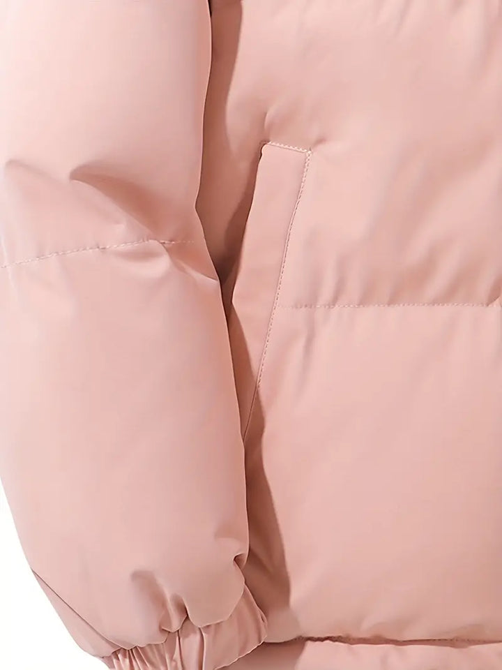 Women's Puffer Jacket Made of 100% Polyester for Winter