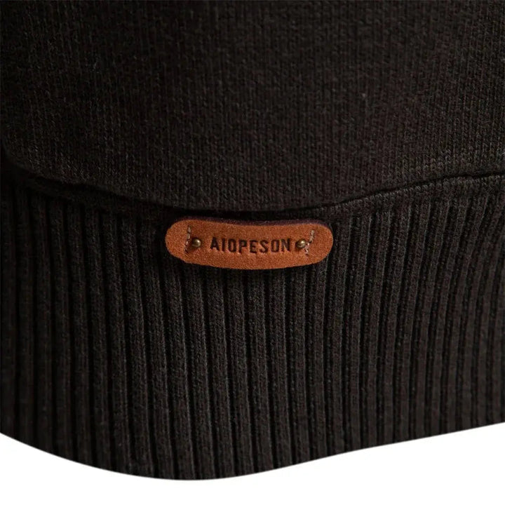 Men's Shawl Collar Knit Cardigan Open-Front Patch-Pocket Relaxed