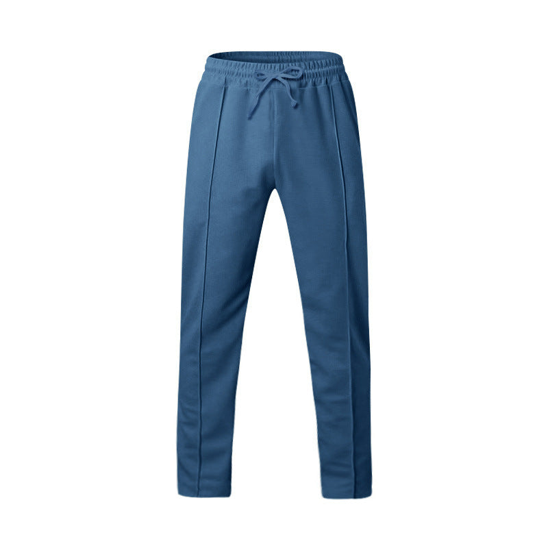 Men's Athletic Sweatpants Straight Leg Drawstring Elastic Waist Breathable Relaxed