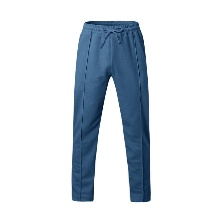 Men's Athletic Sweatpants Straight Leg Drawstring Elastic Waist Breathable Relaxed