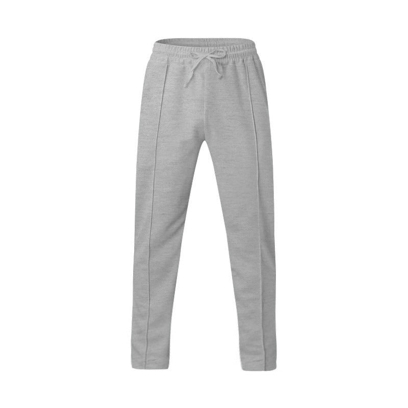 Men's Athletic Sweatpants Straight Leg Drawstring Elastic Waist Breathable Relaxed
