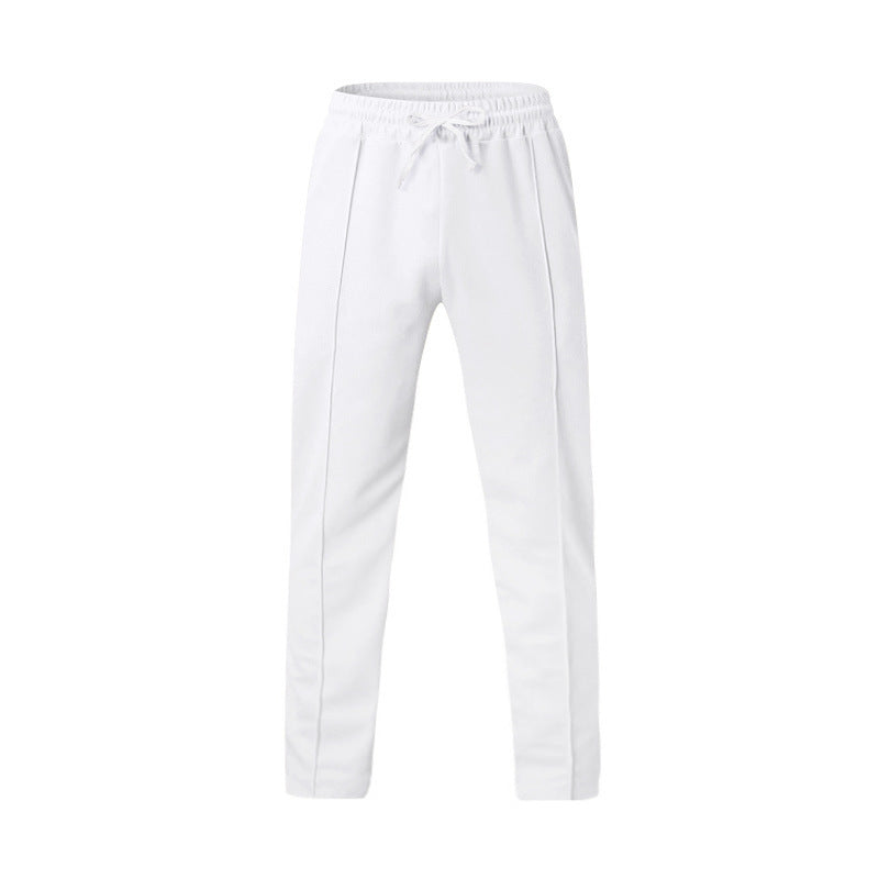Men's Athletic Sweatpants Straight Leg Drawstring Elastic Waist Breathable Relaxed