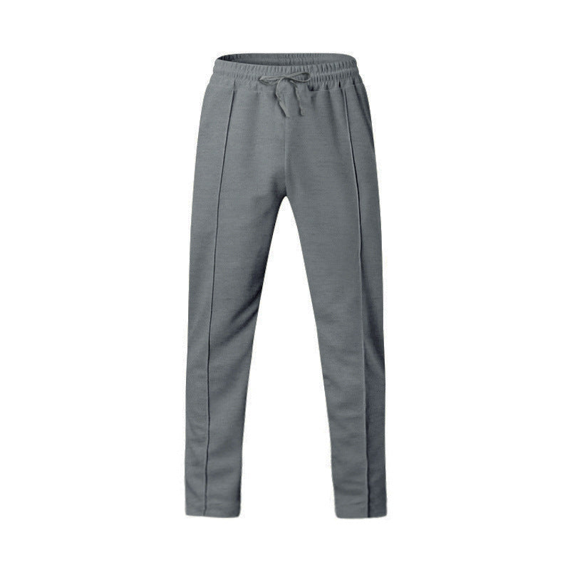 Men's Athletic Sweatpants Straight Leg Drawstring Elastic Waist Breathable Relaxed