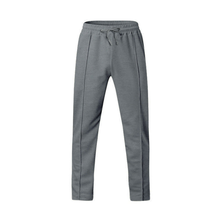 Men's Athletic Sweatpants Straight Leg Drawstring Elastic Waist Breathable Relaxed