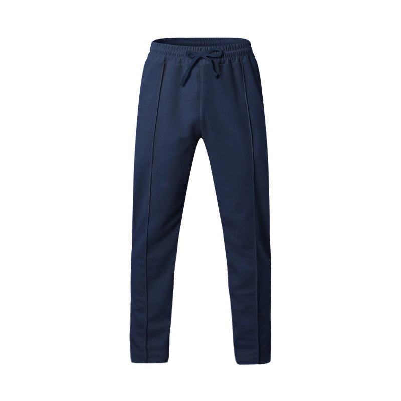 Men's Athletic Sweatpants Straight Leg Drawstring Elastic Waist Breathable Relaxed
