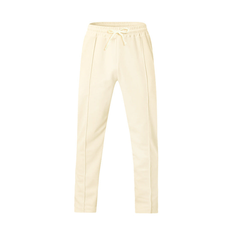 Men's Athletic Sweatpants Straight Leg Drawstring Elastic Waist Breathable Relaxed