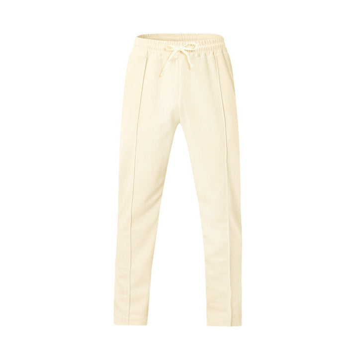 Men's Athletic Sweatpants Straight Leg Drawstring Elastic Waist Breathable Relaxed