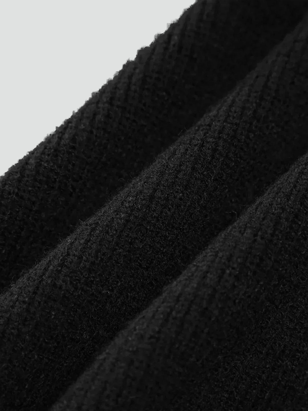 Women's Oversized Knit Sweater Mock Turtleneck Contrast Stitch Relaxed Pullover